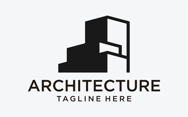 Wall Mural - architecture logo simple template creative