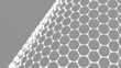 Leinwandbild Motiv nanotechnology molecular structure 3d illustration of a lattice, chemistry background loop animation, can be used to represent graphene, superconductivity or a futuristic background