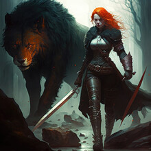 A Female Fantasy Warrior