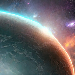 Wall Mural - deep space concept. generative ai
