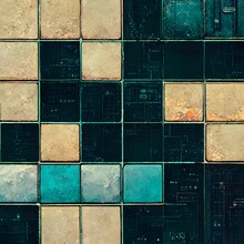 Top Down 2d Squareenix Repeating Square Tapletop Floor Tiles Epic Trending On Artstation Cyberpunk Glitch Art Dungeon Map Tiles By James Gurney Hq By Ghibli 