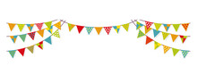 Bunting Garland (pennant Flags) Decoration Illustration	
 / Png, No Background