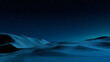 © RocknRoller Studios - Night Landscape, with Desert Sand Dunes. Peaceful Modern Wallpaper with Blue Gradient Starry Sky