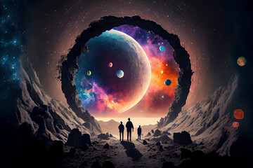 Wall Mural - our unique universe
