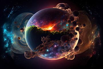 Wall Mural - our unique universe