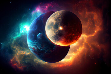 Wall Mural - our unique universe