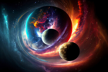 Wall Mural - our unique universe