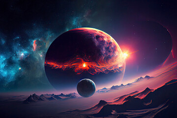 Wall Mural - our unique universe