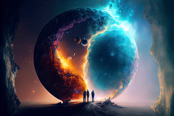 Wall Mural - our unique universe
