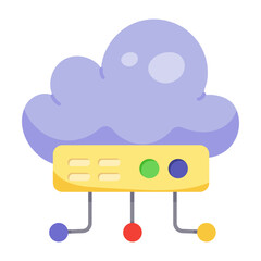 Wall Mural - cloud computing