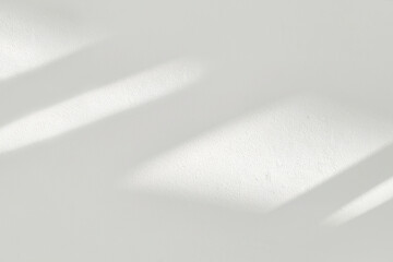 Aufkleber - Abstract light reflection and grey shadow from window on white wall background, dark gray shadows and sunshine overlay effect for backdrop and mockup design