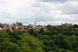 Fototapeta Na sufit - The panorama of Rothenburg ob der Tauber, Germany
