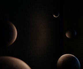 Wall Mural - planet in space