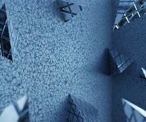 Wall Mural - background with stars