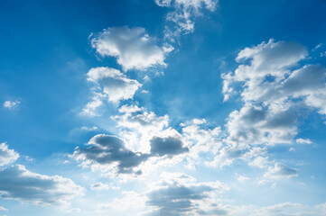 Wall Mural - Blue sky with cloud.picture background website or art work design.