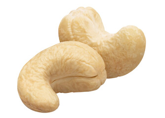 Wall Mural - Two delicious cashew nuts cut out