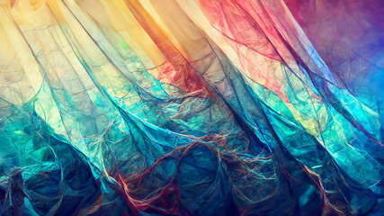 Wall Mural - abstract blurred gradient mesh clean background in bright illustration generative ai content by midj
