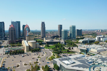 Wall Mural - Aerial of Mississauga, Ontario, Canada on a fine day