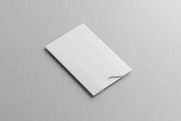 Poster - business card with sleeve mockup