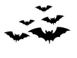 silhouette of bats