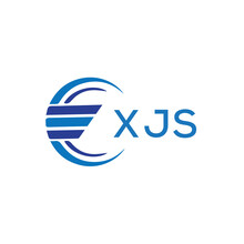 XJS Letter Logo. XJS Blue Image On White Background. XJS Vector Logo Design For Entrepreneur And Business. XJS Best Icon.	
