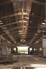  interior of a modern factory