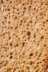 Poster - The flesh of fresh bread. Macro background. 