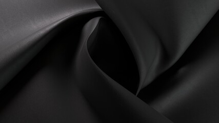 黒のかっこいいラグジュアリな布素材