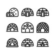 © Zahroe - igloo icon or logo isolated sign symbol vector illustration - high quality black style vector icons