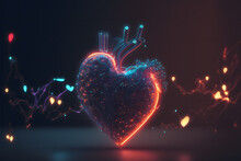 Neon Effect In The Human Heart, Generative Ai