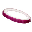 Isolated red onion ring. Full depth of field. Transparent file.