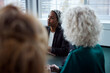 © Johnér - Woman during business meeting