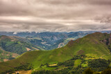 Fototapeta Na sufit - Mountain landscape, along the Way of Saint James. French Pyrenees