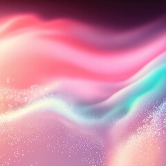 Wall Mural - Pink Wavy Glitter Background