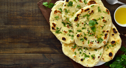 Wall Mural - Indian naan bread