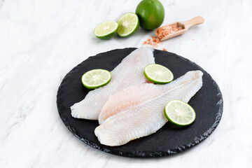 John Dory Fillet, Saint Peter Fillet with Lime, Salt