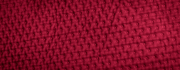 Wall Mural - red cotton fabric with an interesting pattern