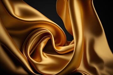Golden satin background. The rich color and silky texture of satin create a sophisticated and glamorous look, perfect for high-end designs or any project that needs a luxurious. 2