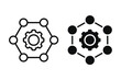 © YoGinta - Gear connection icon. Illustration vector