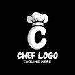 Letter C Chef Logo Design Template Inspiration, Vector Illustration.