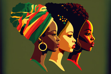 Illustration, Black History Month