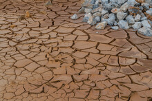 Photograph Of Cracked Dry Earth