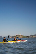 Kayakers Enjoying The San Francisco Bay