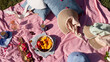 © María Soledad Kubat/Stocksy - Summertime picnic setting on the grass