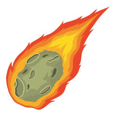 Wall Mural - space outer meteorite