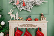 © Sanja (Lydia) Kulusic/Stocksy - Retro red and green Christmas set