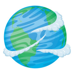Wall Mural - world planet space outer