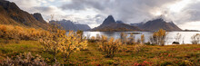 Austvagoya Island Autumn Lofoten Islands Norway