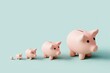 © Davide Illini/Stocksy - 3d piggy bank pattern on pastel background.
