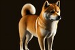 Shiba Inu animated, dog, doge created with generative ai technology